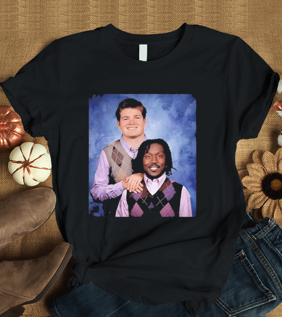 Drake Maye AJ Brown Step Brothers Movie T-Shirt