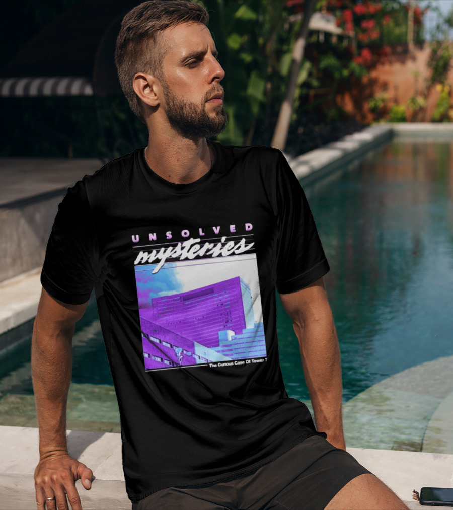 Unsolved Mysteries The Curious Case Of Tower 7 Retro Building T-Shirt