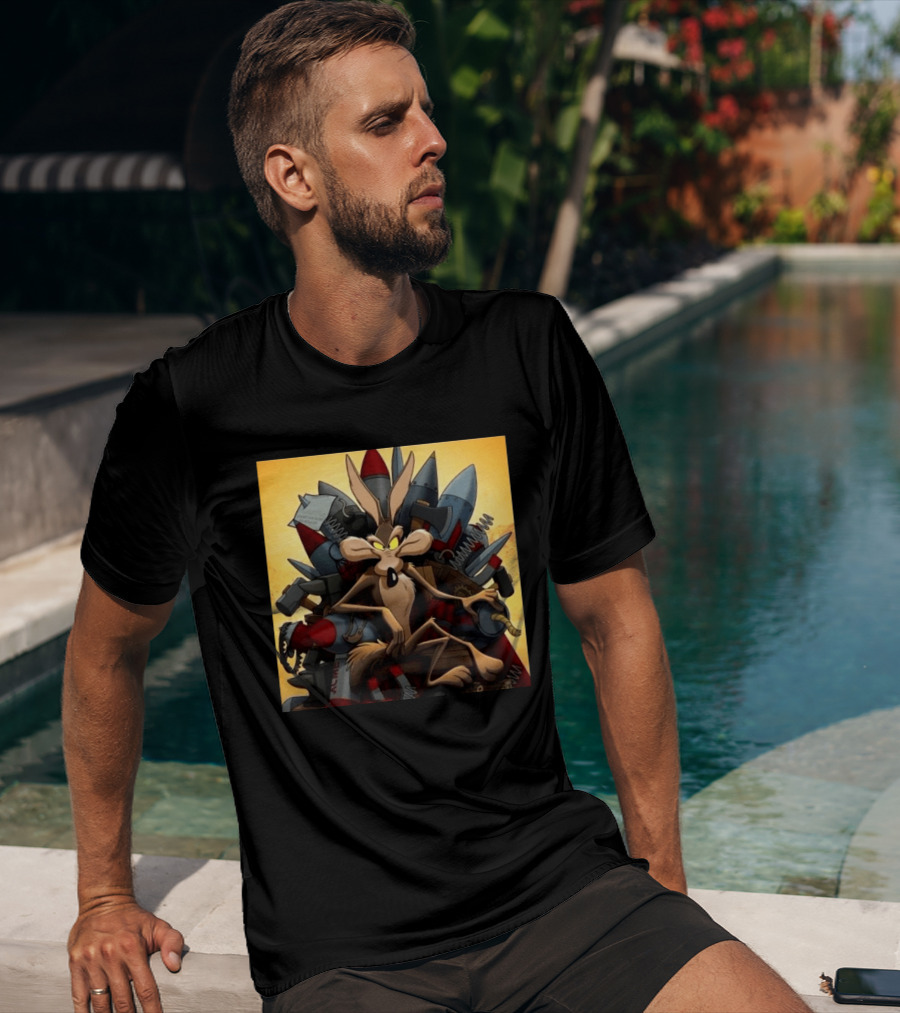 Wile E. Coyote Acme Rockets Digital Release Tomorrow T-Shirt