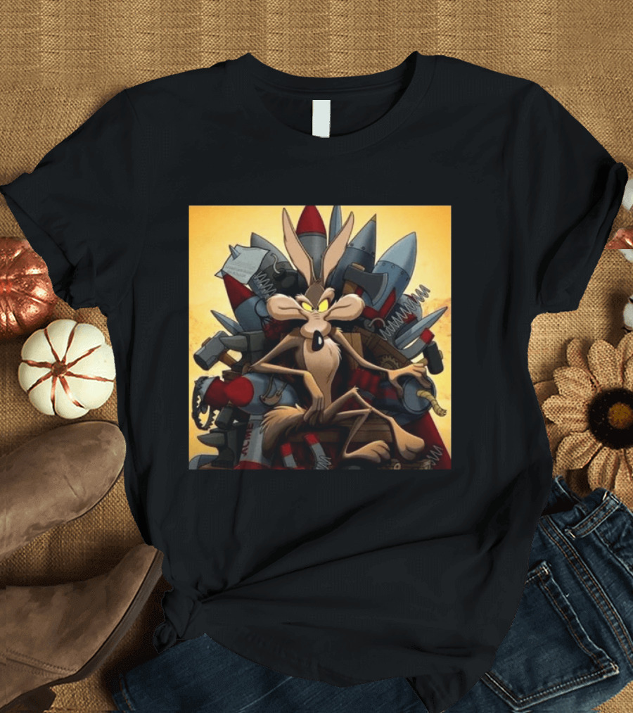 Wile E. Coyote Acme Rockets Digital Release Tomorrow T-Shirt