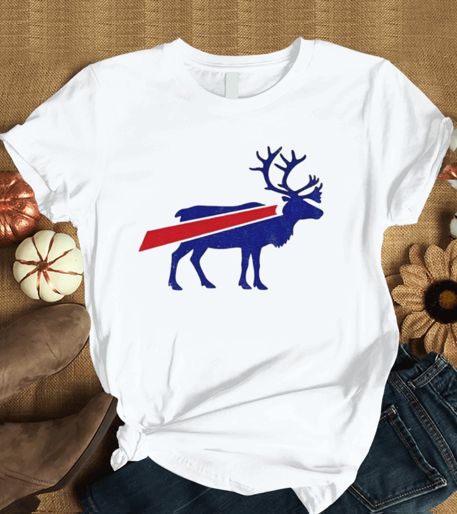 Buffalo Bills Reindeer Christmas Edition T-Shirt