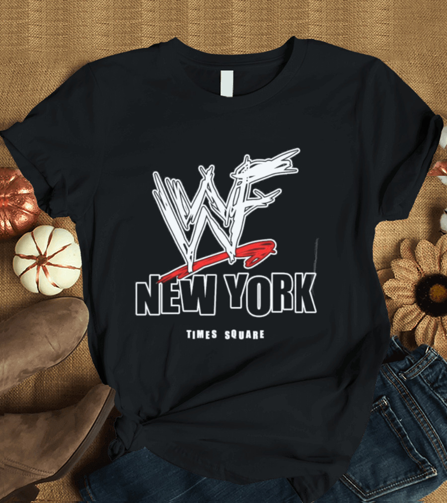 WWF New York Times Square Wrestling Federation T-Shirt