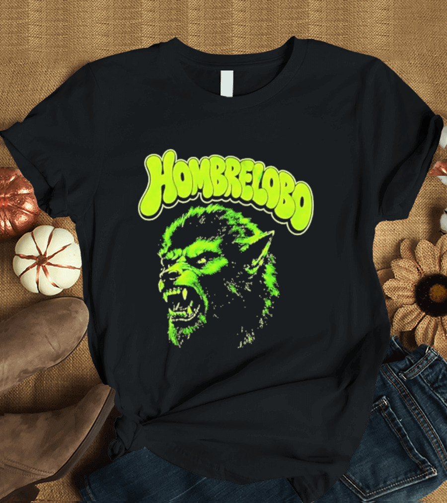 Hombrelobo Werewolf Neon Green Horror T-Shirt