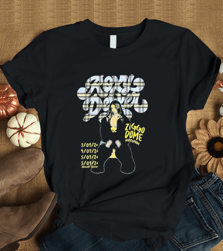 Roxy Dekker Ziggo Dome Amsterdam Concert Tour Dates 3/01/24 4/01/24 5/01/24 New Show T-Shirt