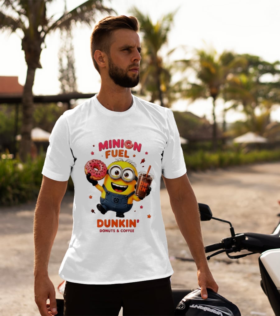 Minion Fuel Dunkin' Donuts Coffee Minions Donut Drink T-Shirt