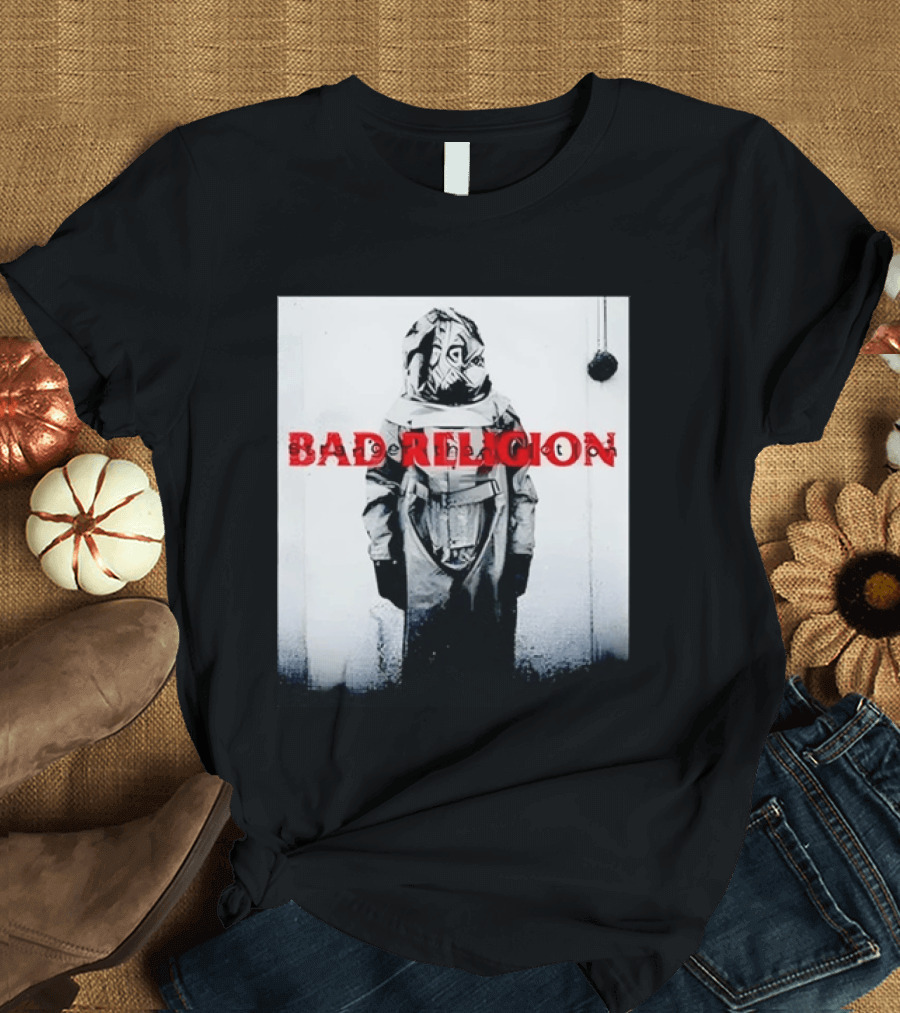 Bad Religion Stranger Than Fiction Punk Rock Hazmat Suit T-Shirt