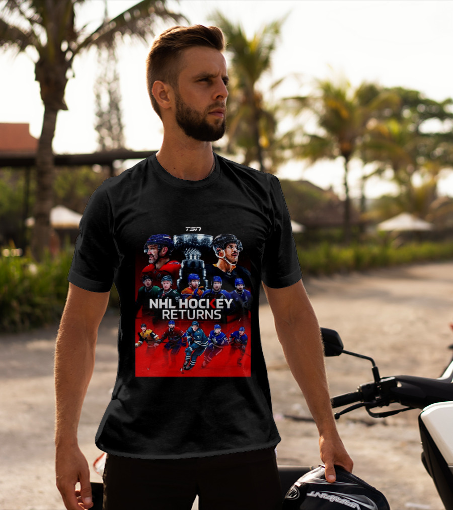 TSN NHL Hockey Returns 2026 2027 Featuring Star Players And Stanley Cup T-Shirt