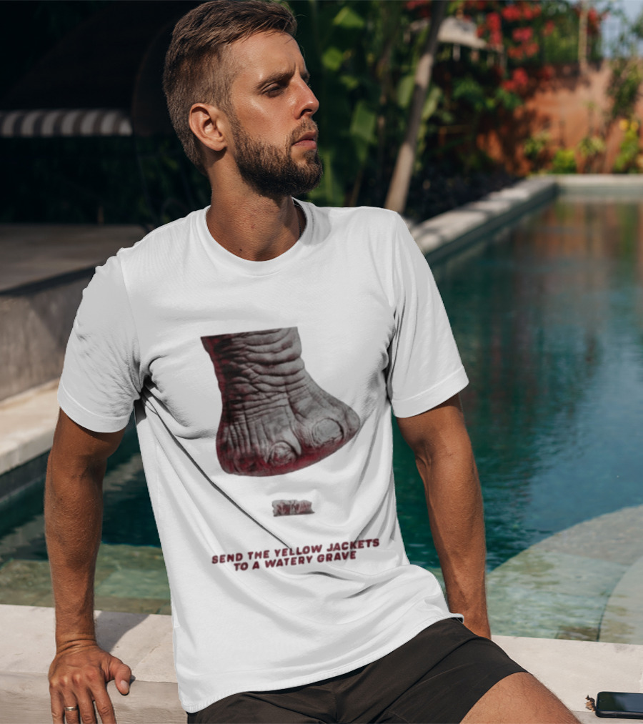 Alabama Hockey Vs Georgia Tech Send The Yellow Jackets To A Watery Grave Vintage Monster Foot T-Shirt