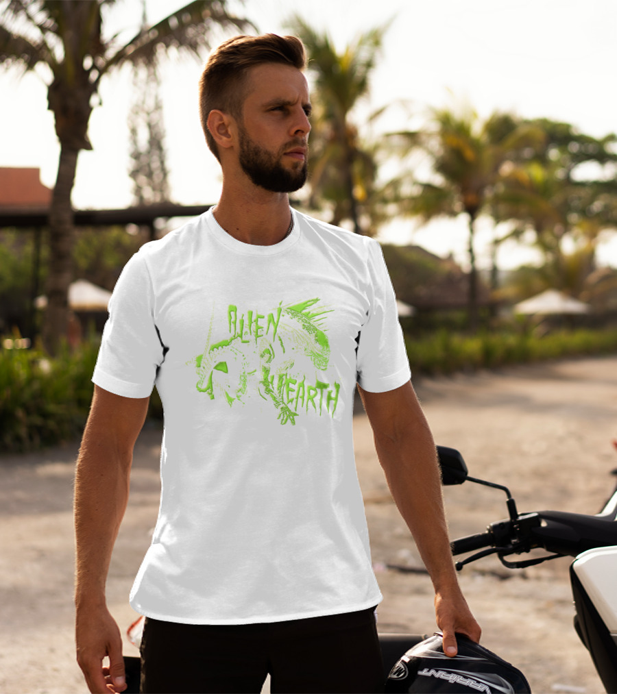Alien Earth Xenomorph Creature Legendary Movie Monster T-Shirt
