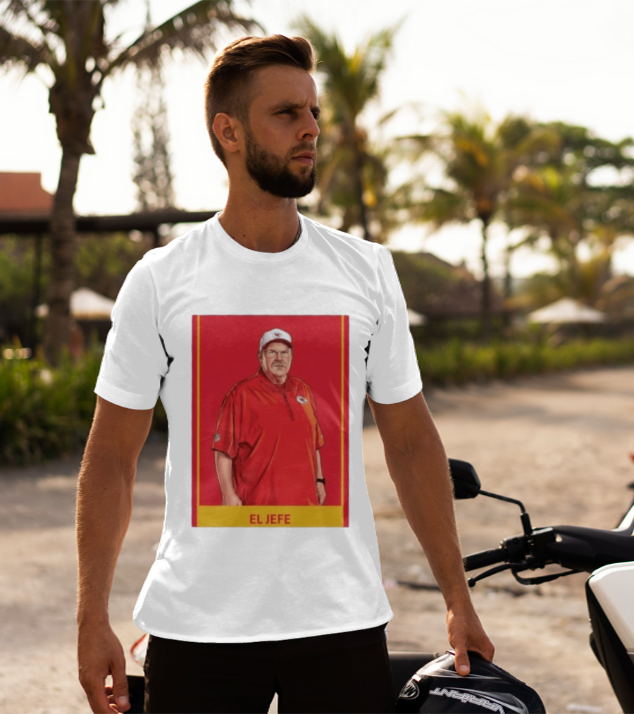 Andy Reid El Jefe Kansas City Chiefs Coach Red Chiefs T-Shirt