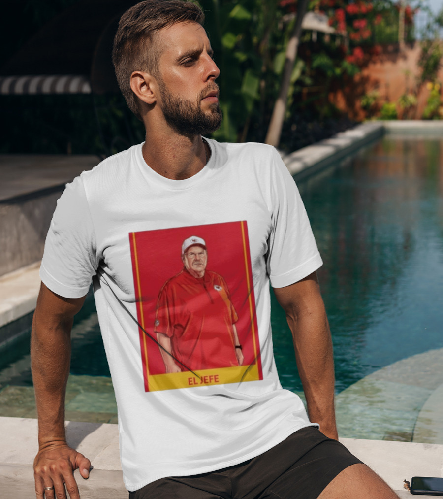 Andy Reid El Jefe Kansas City Chiefs Coach Red Chiefs T-Shirt