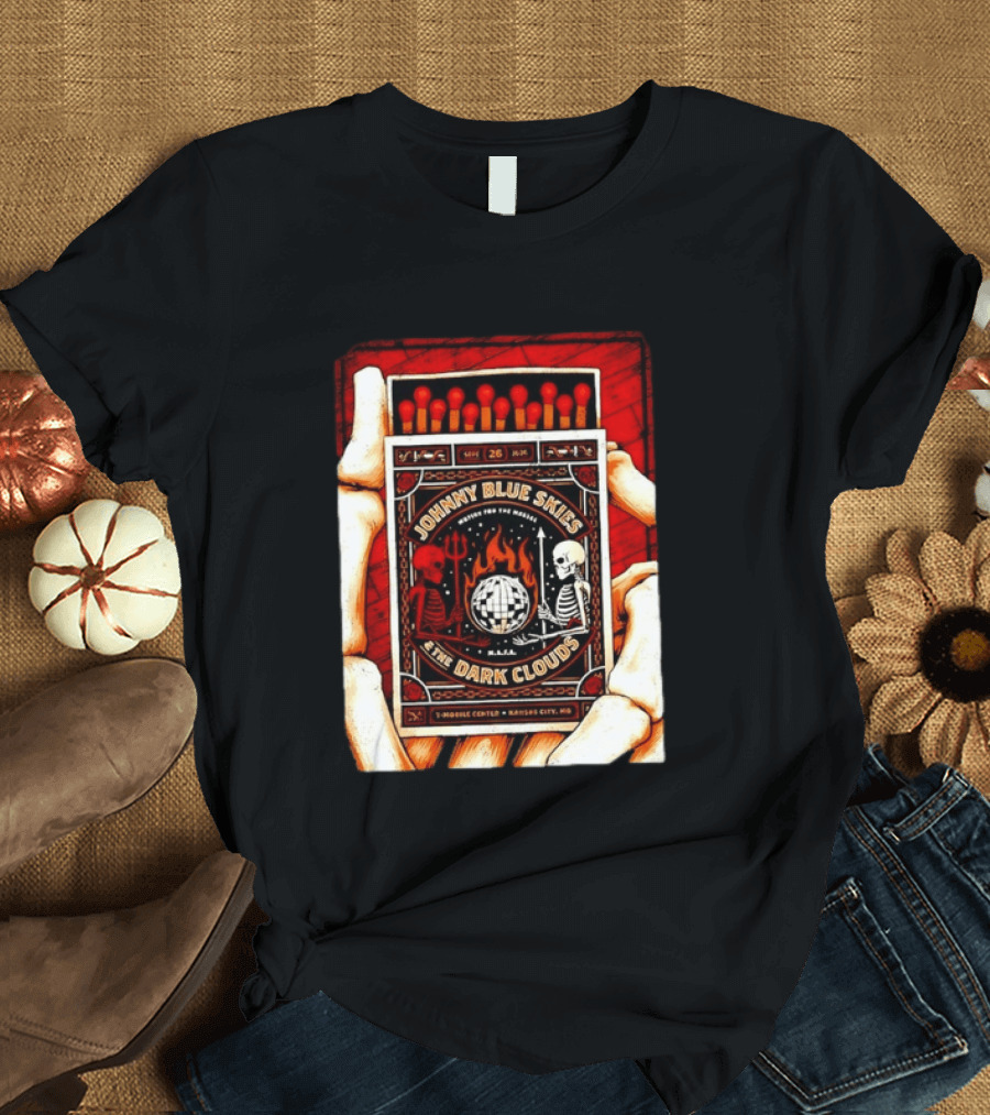 Johnny Blue Skies & The Dark Clouds Mutiny For The Masses Mobile Center Kansas City Sept 26 2026 T-Shirt