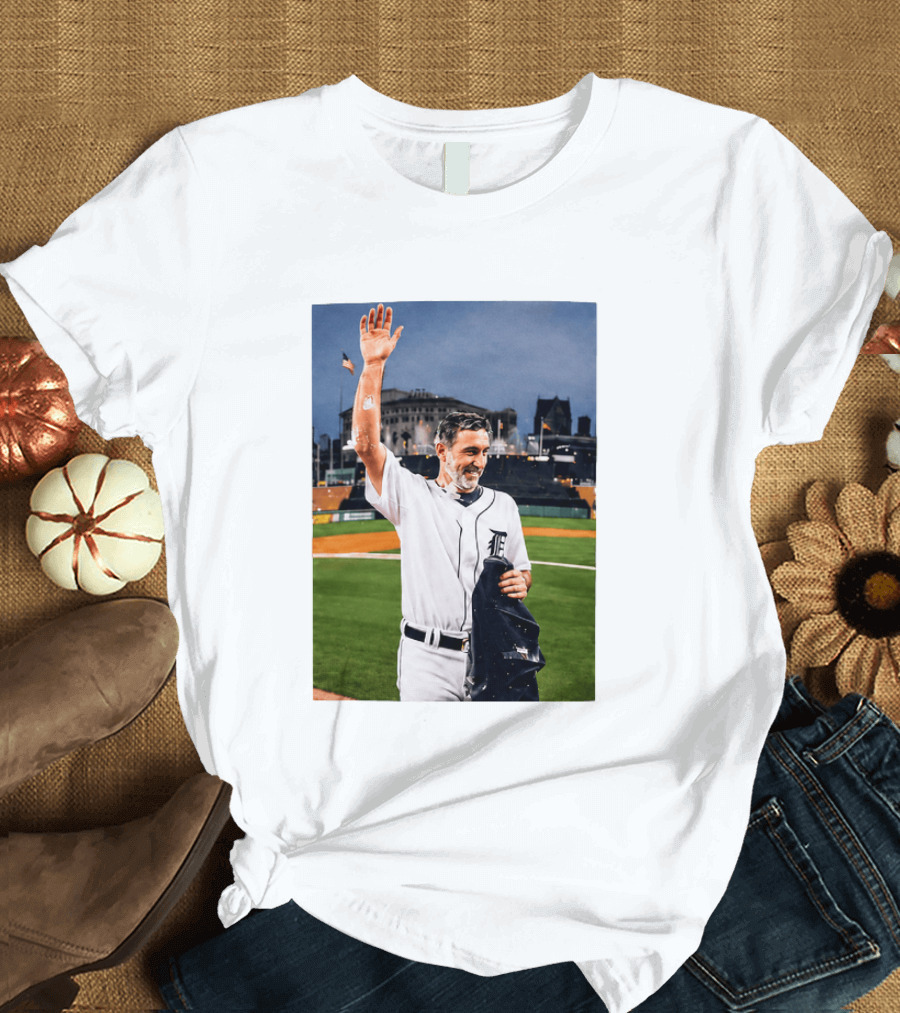 Justin Verlander Detroit Tigers Baseball Farewell Game T-Shirt