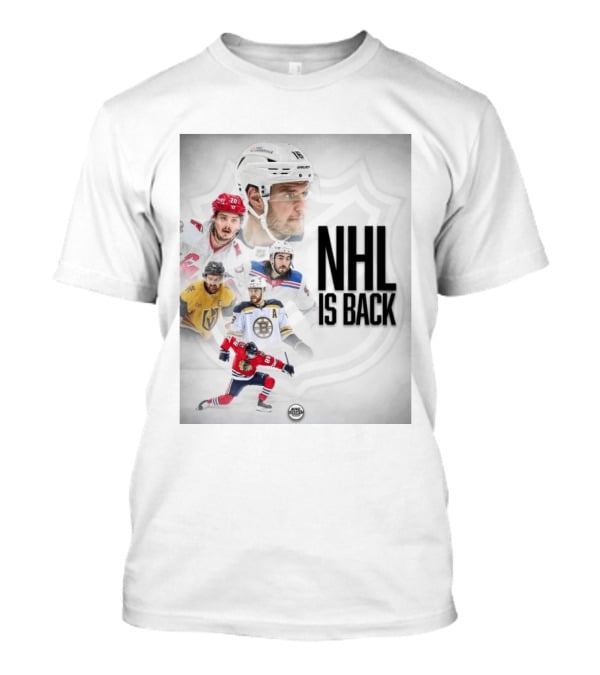 NHL 2026 2027 Is Back Featuring Iconic Players And Teams Like Boston Vegas Florida Carolina T-Shirt