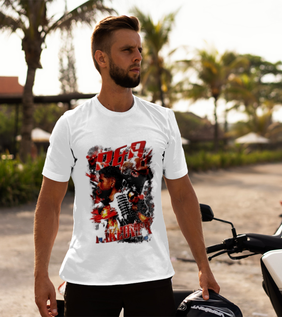 Usher Chris Brown R&B Takeover Singing Lightning Collage T-Shirt