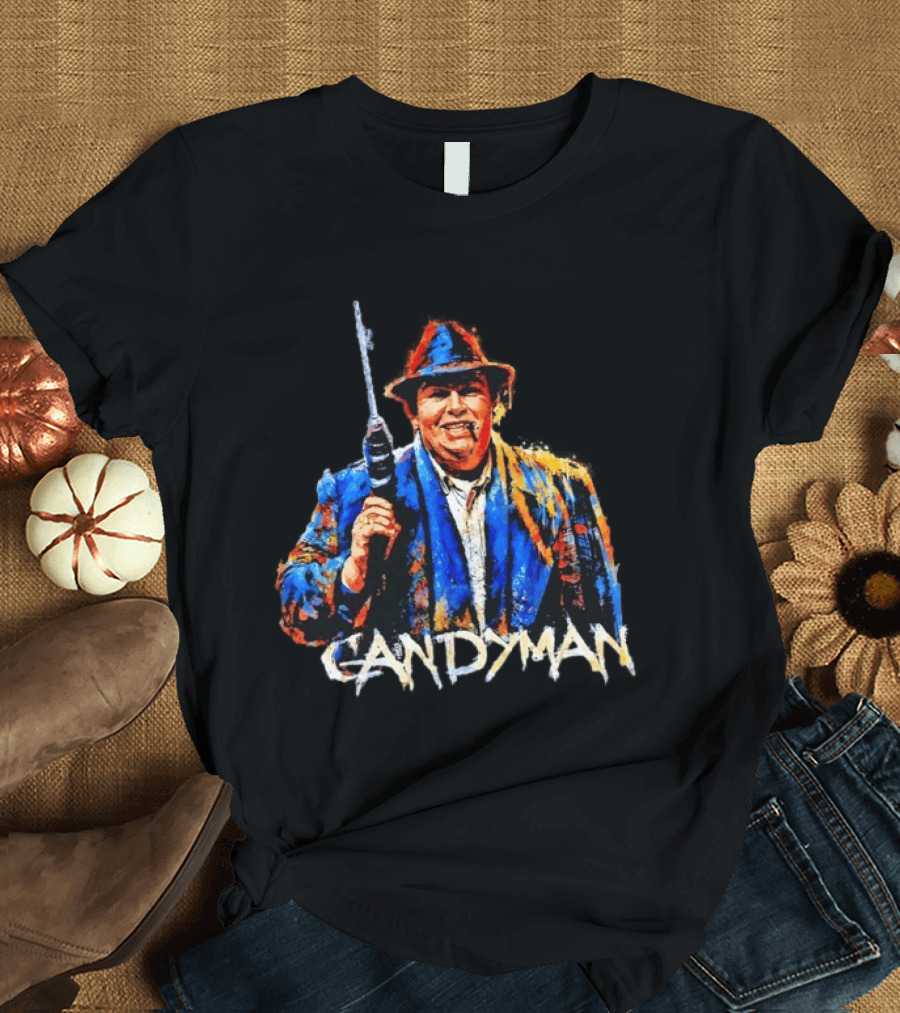 Candyman Horror Movie Tony Todd With Hook And Iconic Outfit T-Shirt