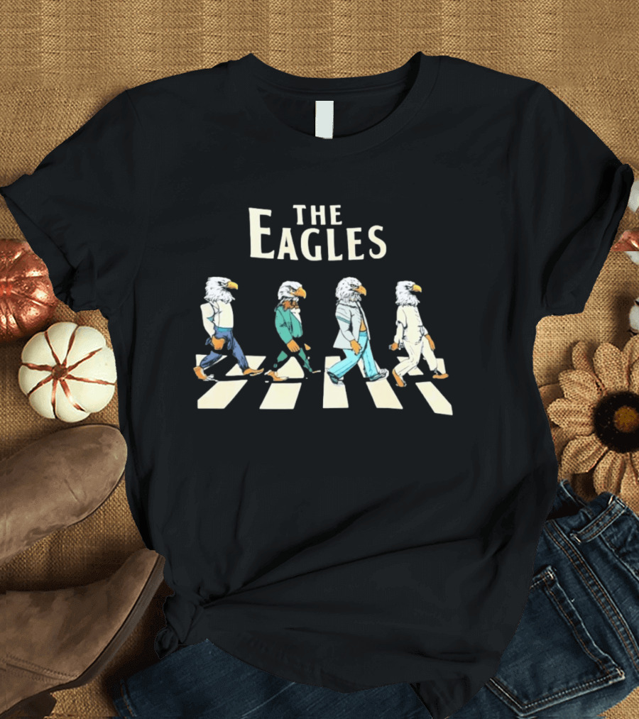 Philadelphia Eagles The Eagles Abbey Road Classic Rock T-Shirt
