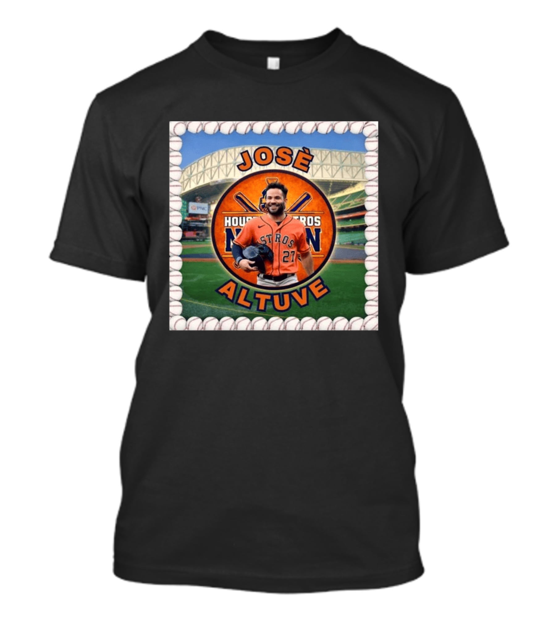José Altuve Houston Astros Baseball Champion Stadium T-Shirt