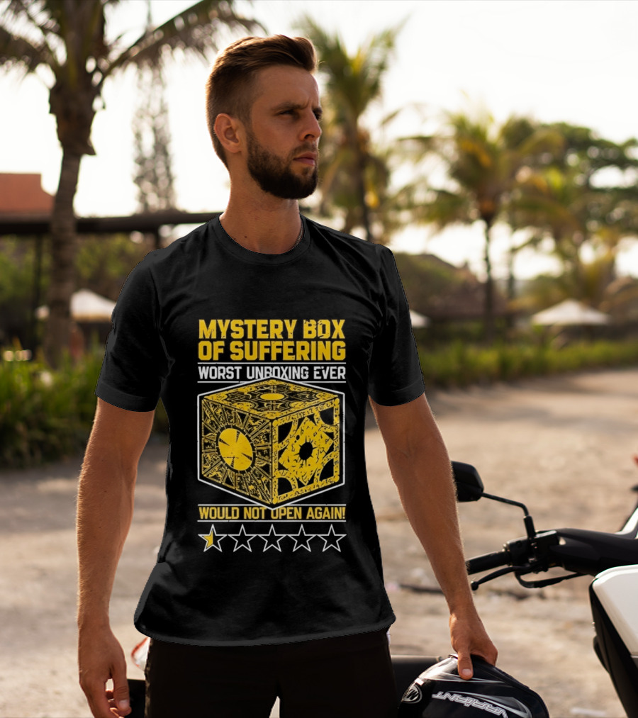 Mystery Box Of Suffering Worst Unboxing Ever Would Not Open Again Star Rating T-Shirt