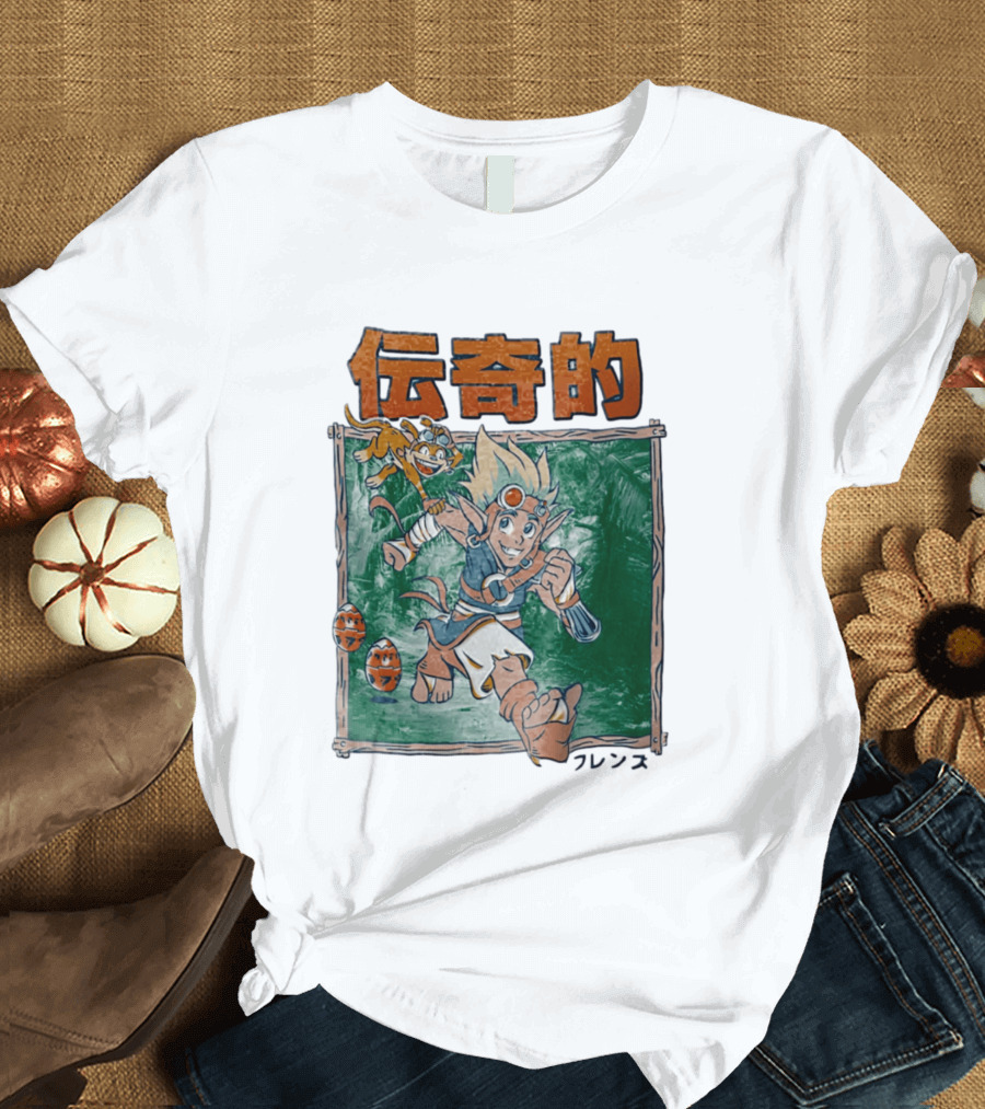 Legendary Adventure Jak And Daxter Jungle Run Orange Eggs T-Shirt