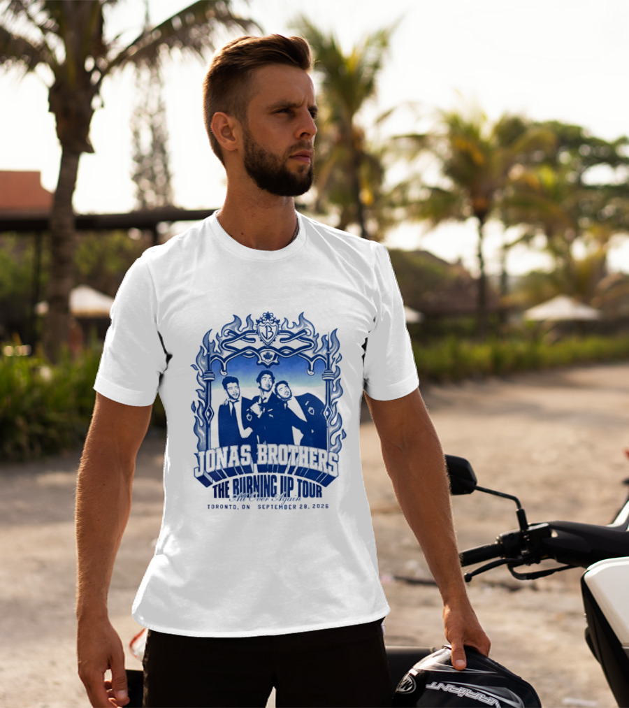 Jonas Brothers The Burning Up Tour All Over Again Toronto September 28 2026 T-Shirt