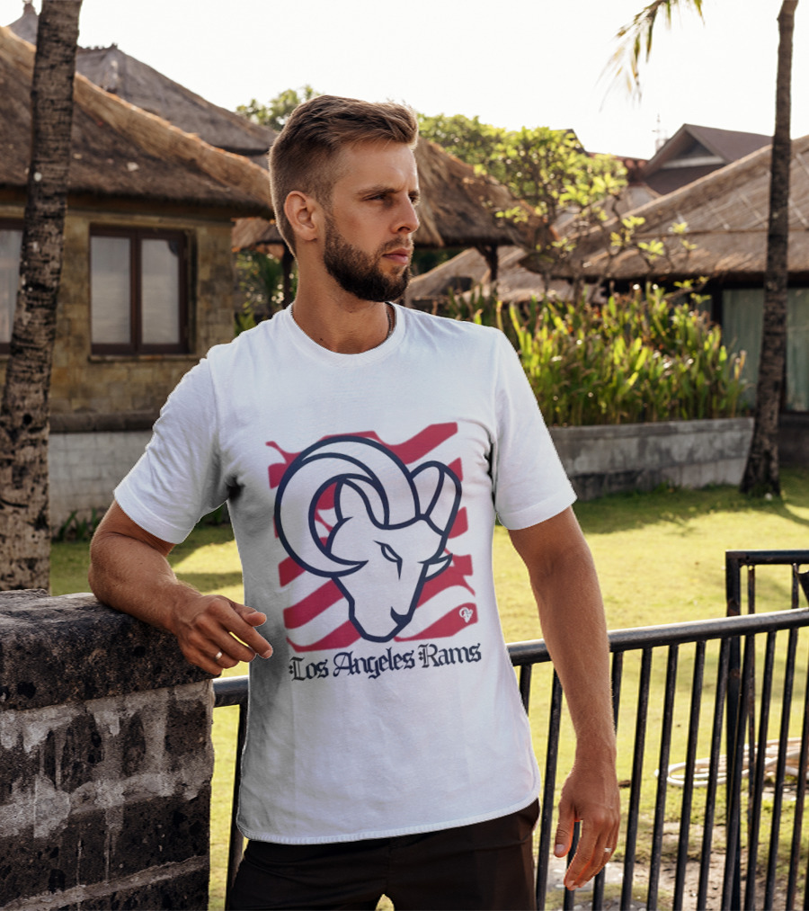Los Angeles Rams Iconic Football Ram Head T-Shirt