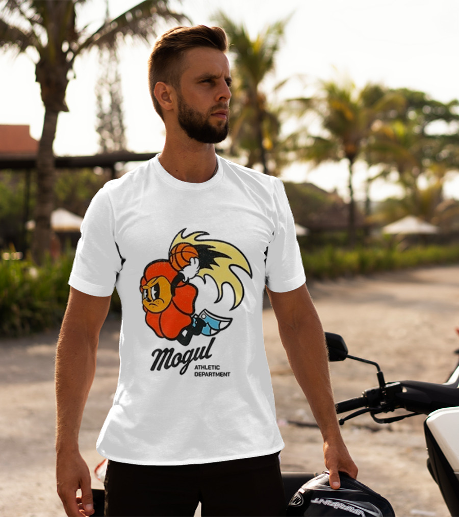 Mogul Athletic Department Dunking Character Basketball T-Shirt