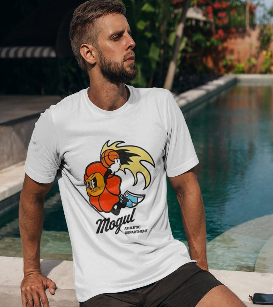 Mogul Athletic Department Dunking Character Basketball T-Shirt