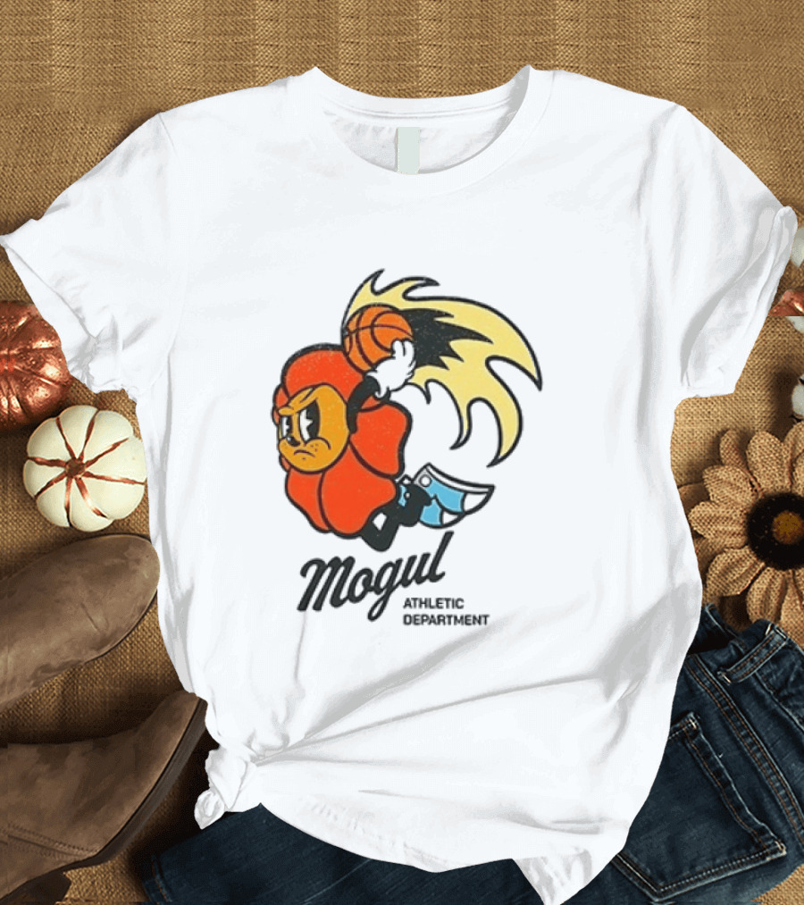 Mogul Athletic Department Dunking Character Basketball T-Shirt