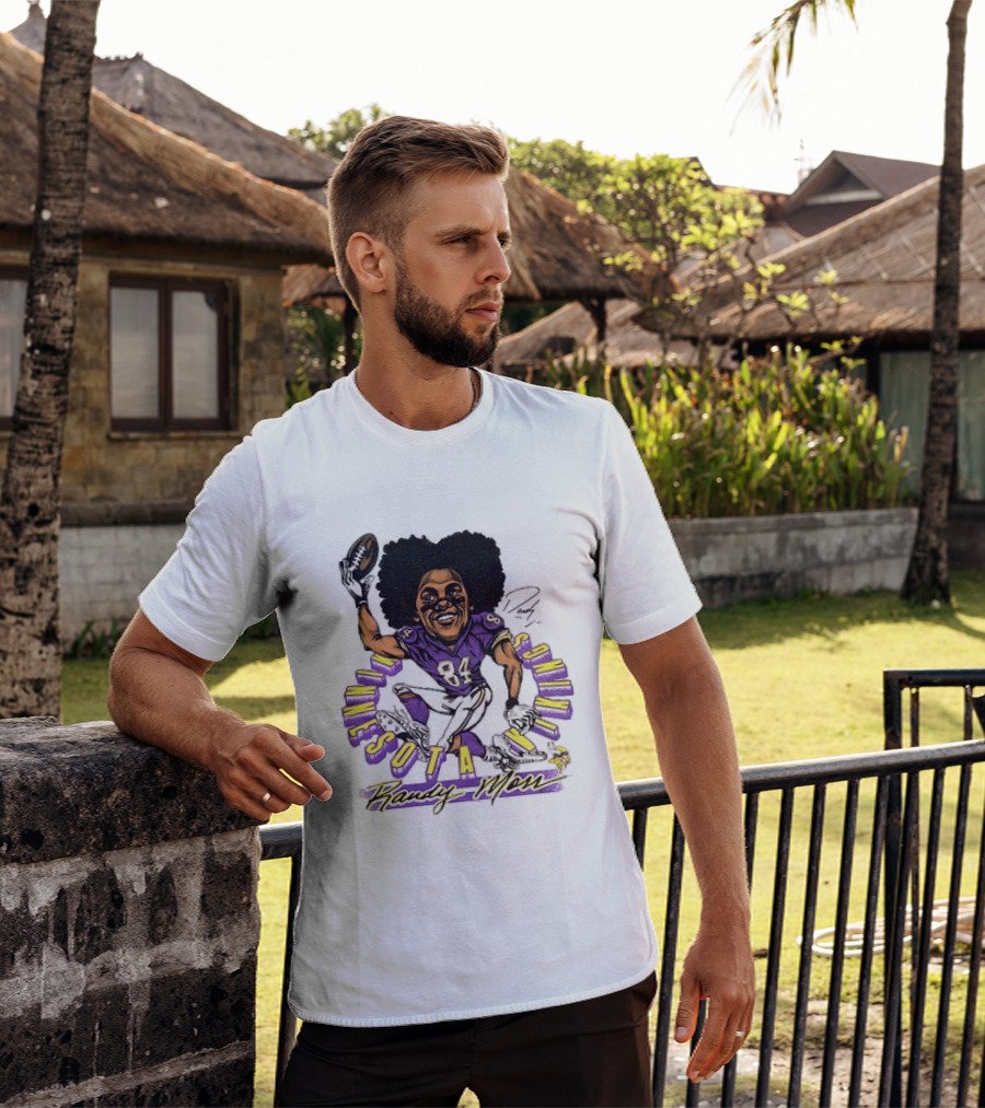 Minnesota Vikings Randy Moss Caricature Player 84 T-Shirt
