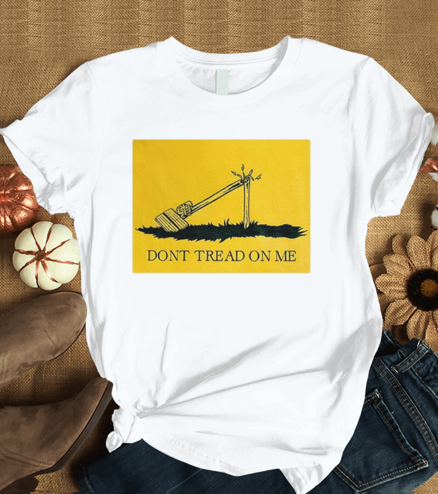 Destroyed Flock Camera Don't Tread On Me T-Shirt
