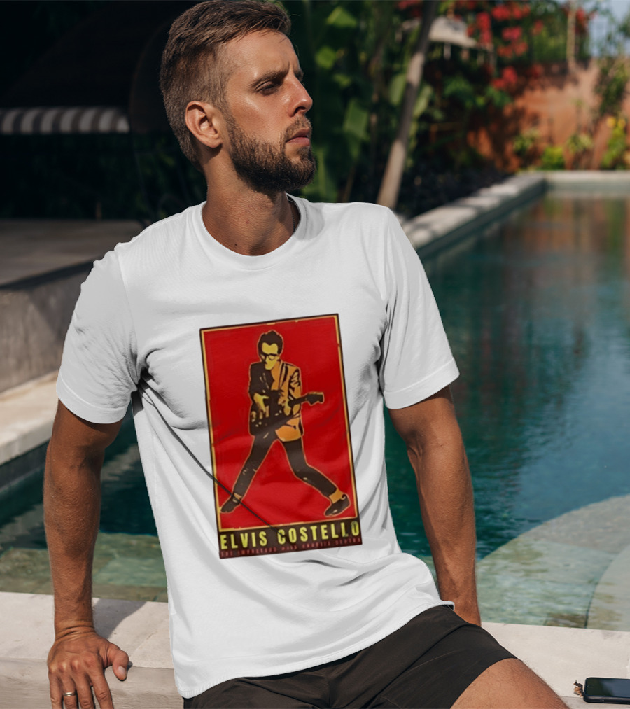 Elvis Costello And The Im S With Charlie Sexton Vintage Music T-Shirt