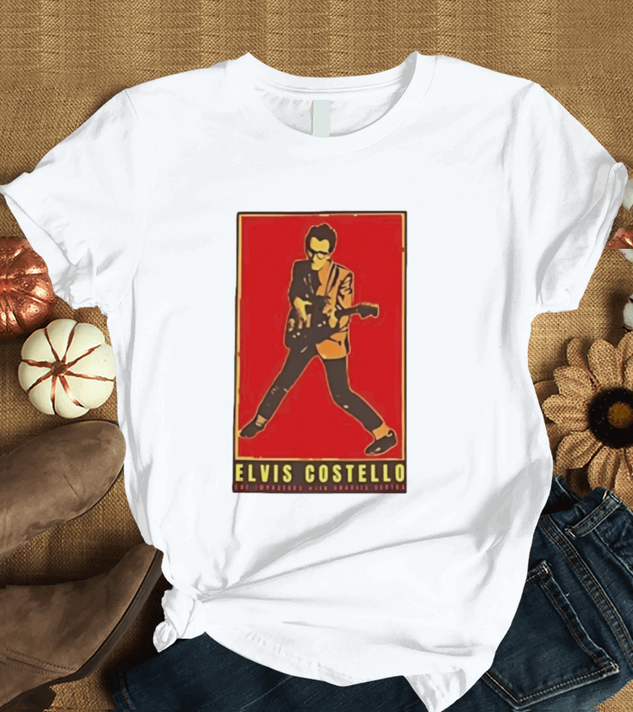 Elvis Costello And The Im S With Charlie Sexton Vintage Music T-Shirt