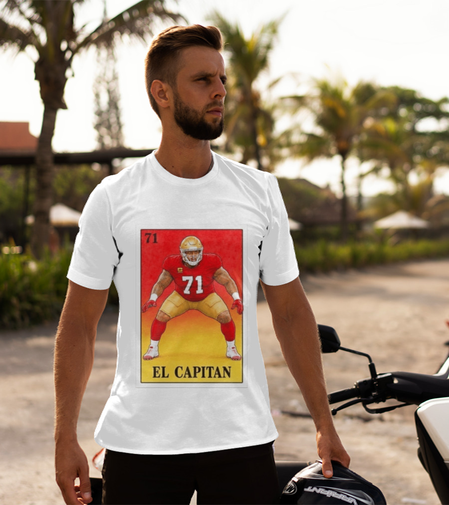 San Francisco 49ers 71 El Capitan Loteria Card NFL Football T-Shirt
