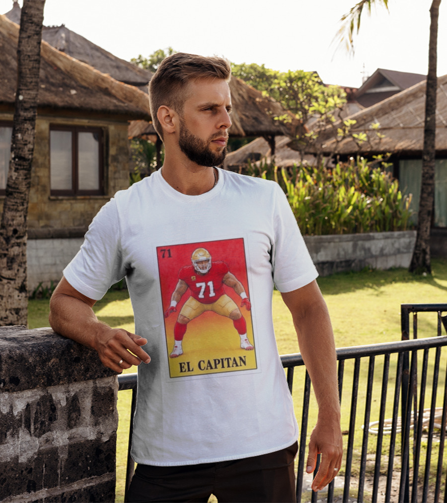 San Francisco 49ers 71 El Capitan Loteria Card NFL Football T-Shirt