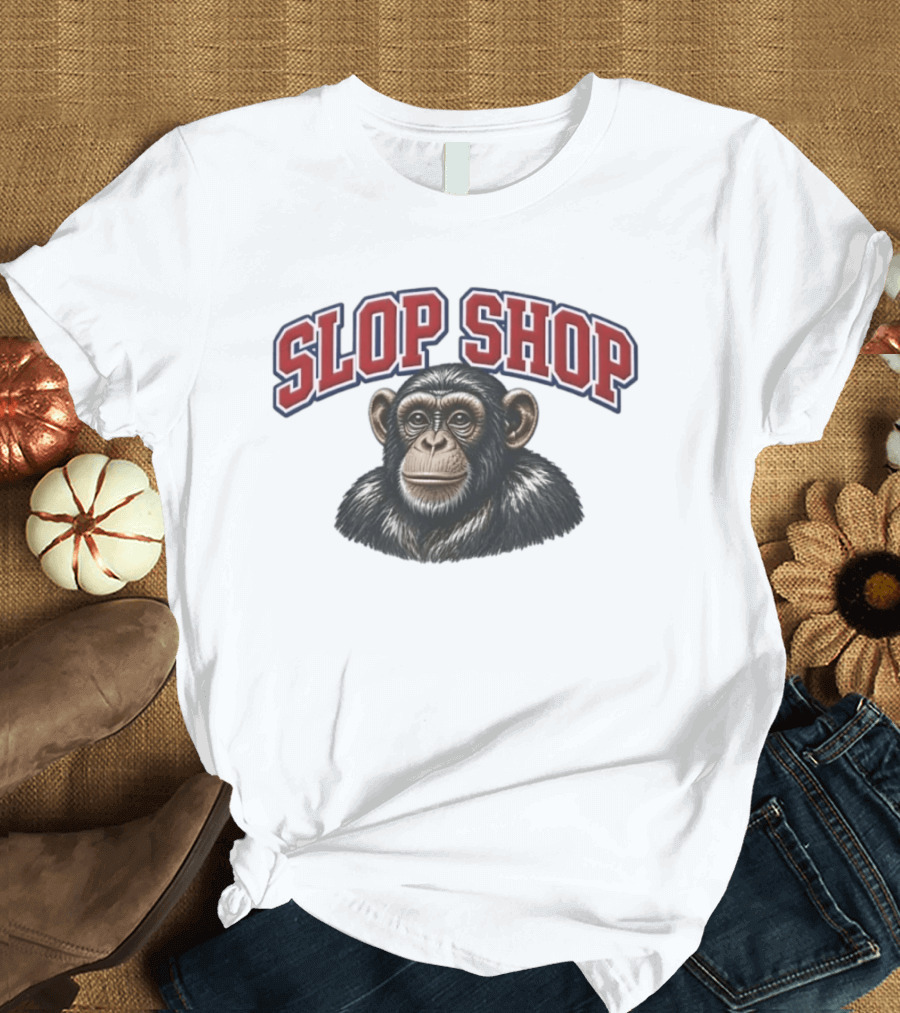 SLOP SHOP Chimpanzee Primate Monkey Animal T-Shirt