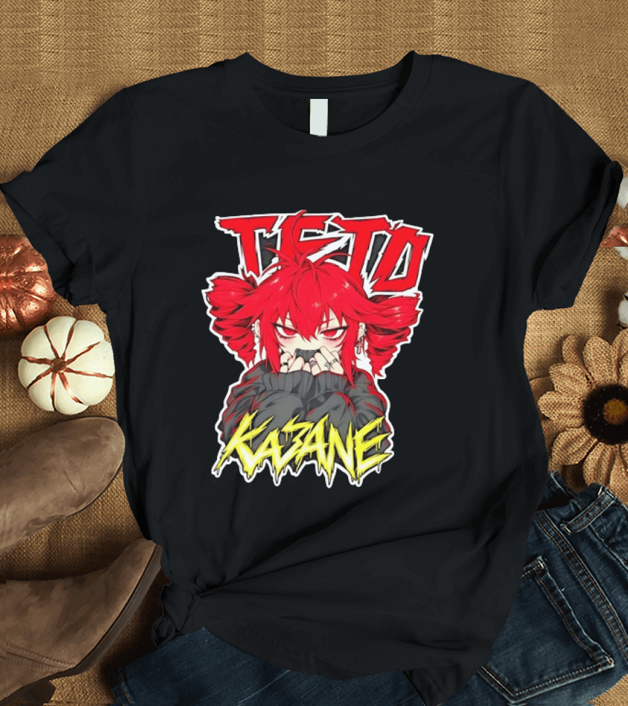 Teto Kasane Vocaloid Anime Manga Character Fan T-Shirt