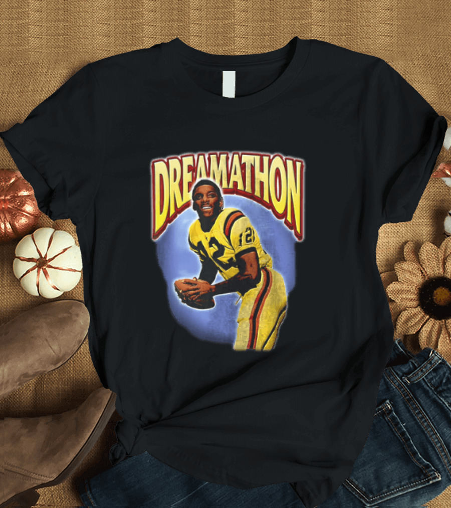 Doug Williams Dreamathon Black Knights 12 Throwing Football T-Shirt