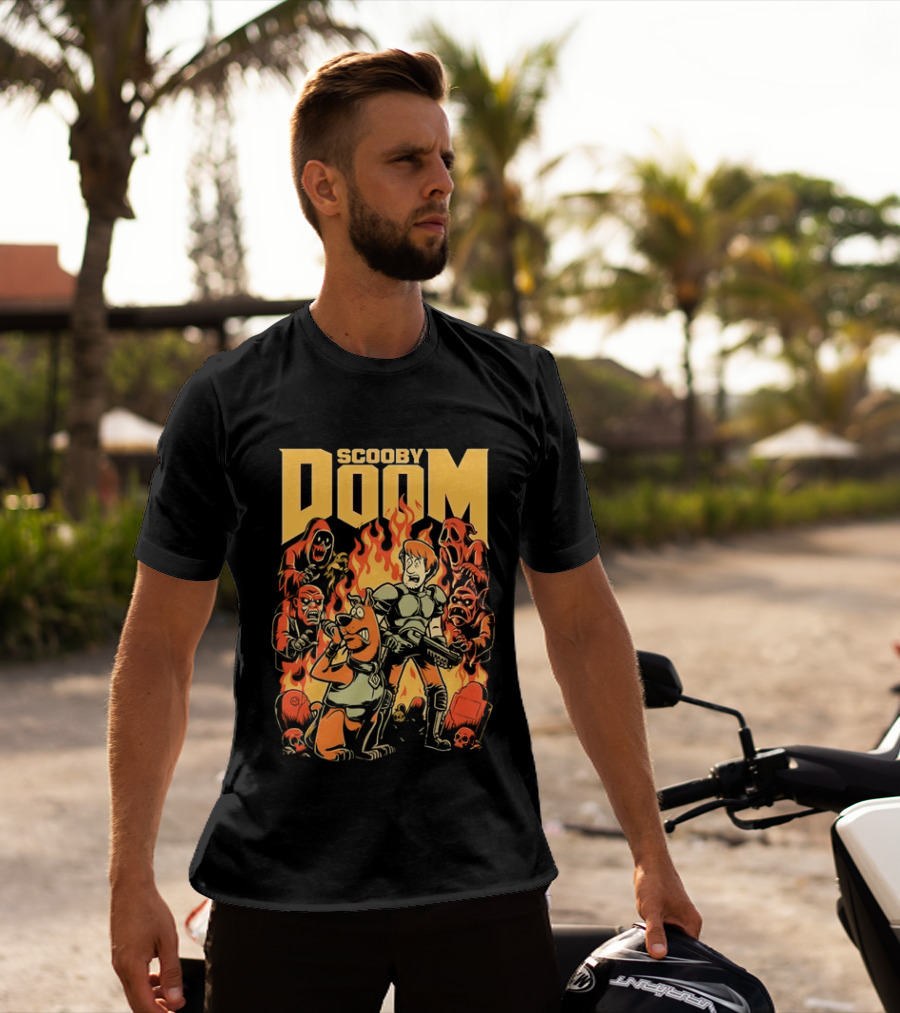 Scooby Doom Shaggy And Scooby Doo Fiery Adventure T-Shirt