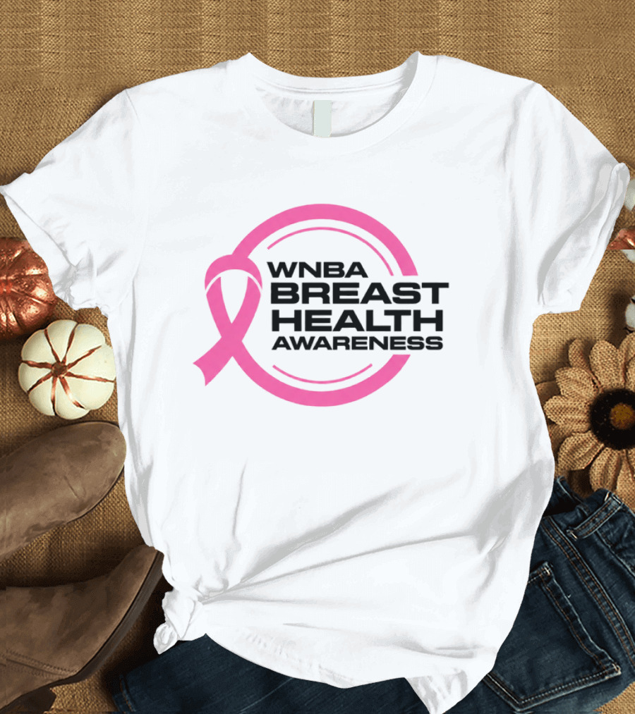 WNBA Breast Health Awareness Caitlin Clark Pink Ribbon T-Shirt