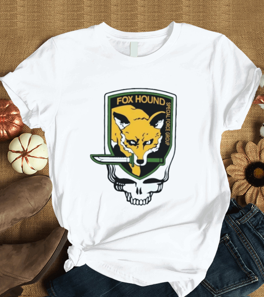 Fox Hound Special Force Group Grateful Dead Steal Your Face Patch T-Shirt