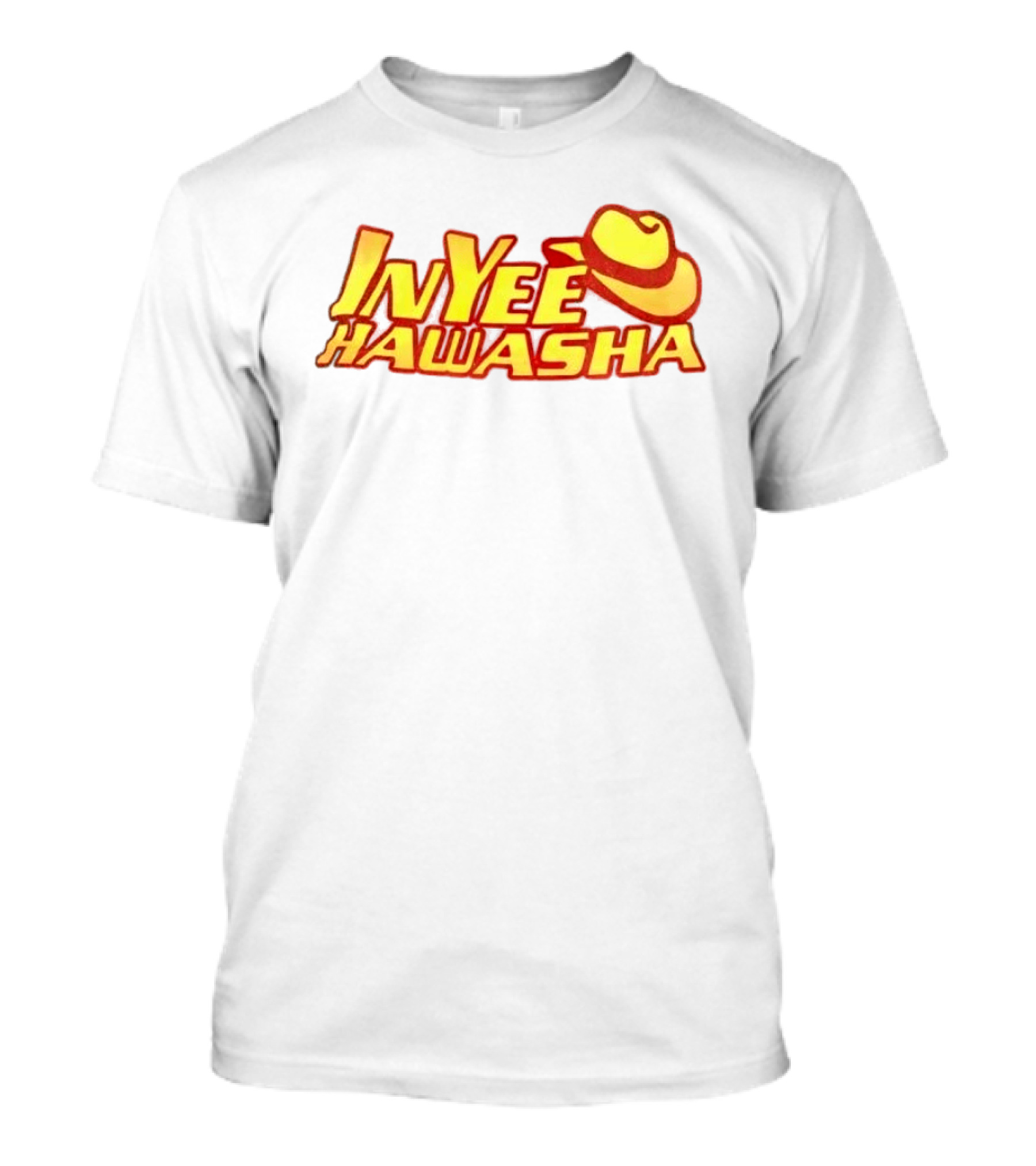 Inyee Hawasha Yellow Red Cowboy Hat T-Shirt