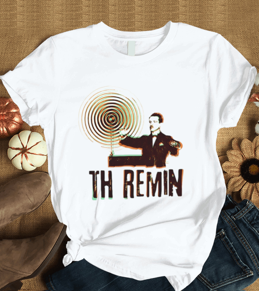 Theremin Electronic Music Leon Theremin Playing Instrument T-Shirt