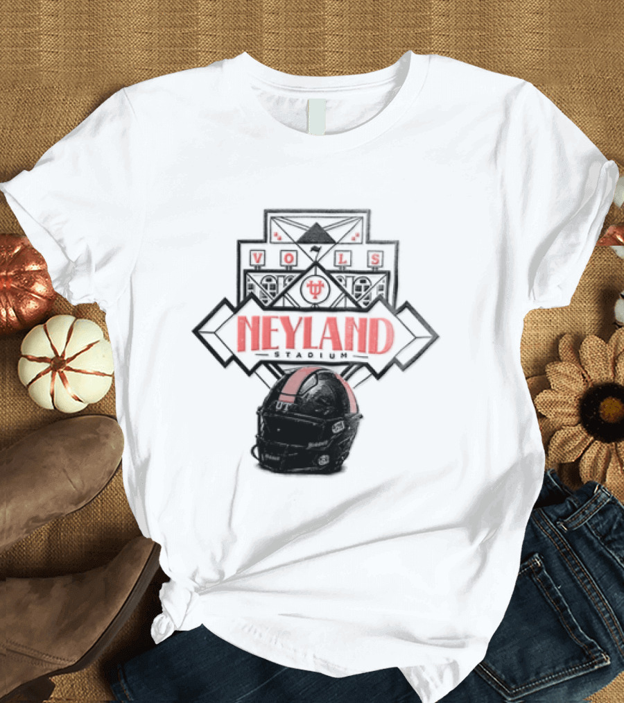 Vols Neyland Stadium UT Helmet T-Shirt