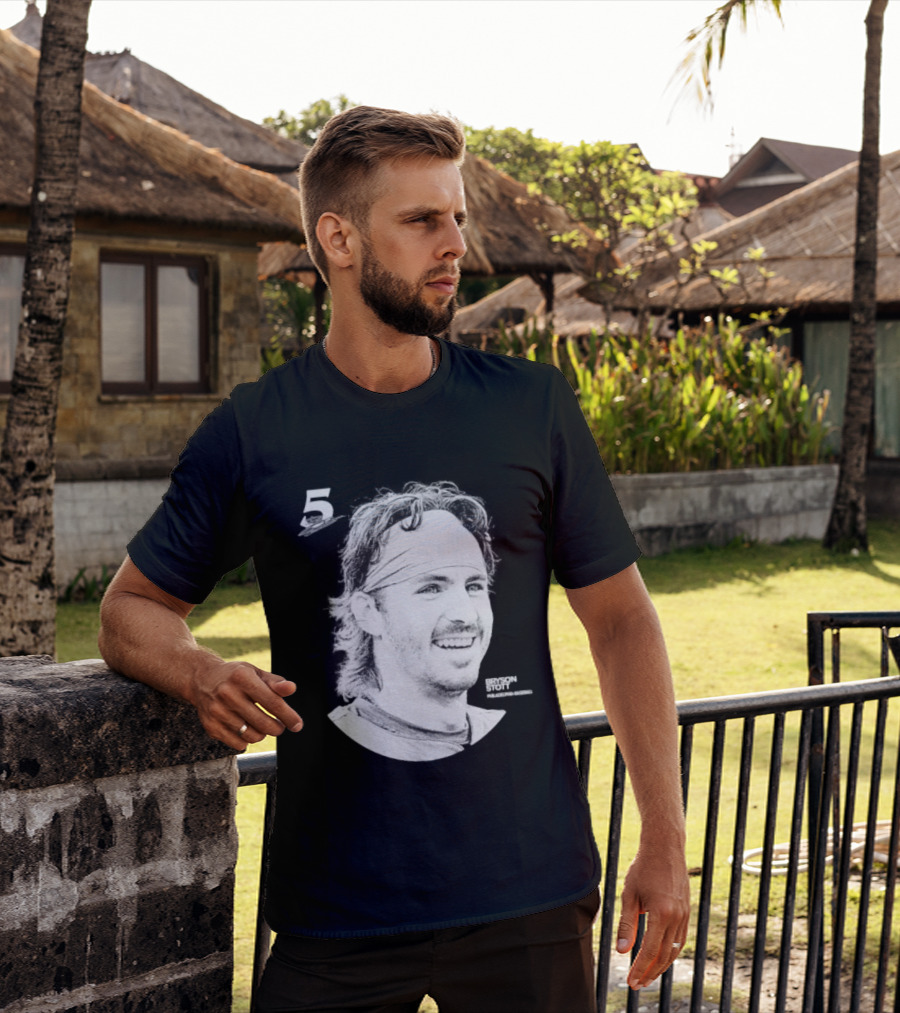 Philadelphia Baseball Bryson Stott 5 Halftone T-Shirt