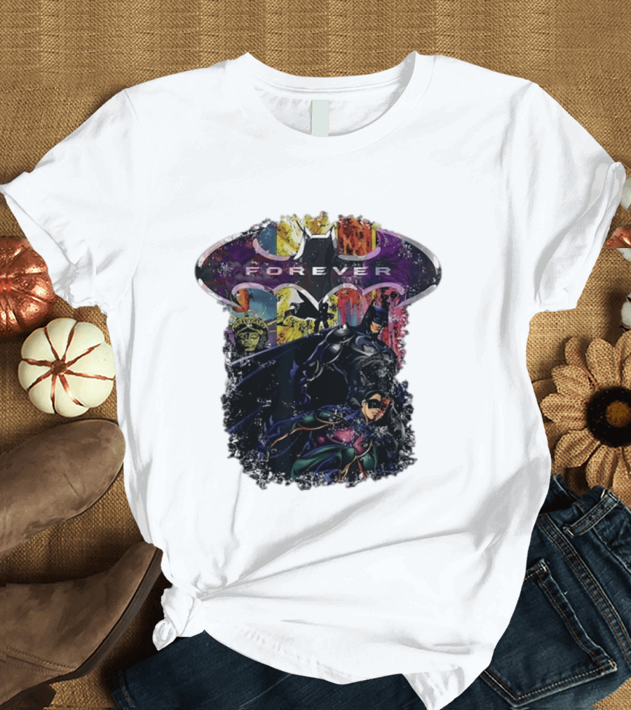 Batman Forever Gotham Robin DC Comics Superhero Action Adventure T-Shirt