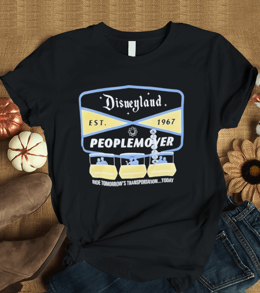Disneyland PeopleMover EST 1967 Ride Tomorrow's Transportation Today T-Shirt
