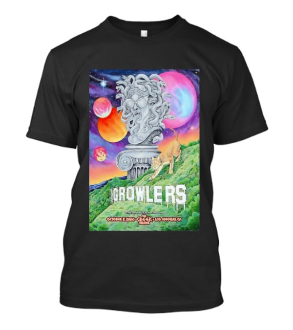 Los Growlers Final Performance Greek Theatre Los Angeles October 3 2024 Statue And Lion T-Shirt