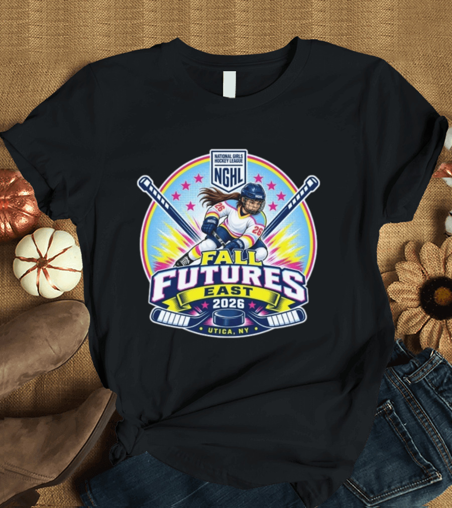 NGHL National Girls Hockey League Fall Classic Futures East 2026 Utica NY T-Shirt