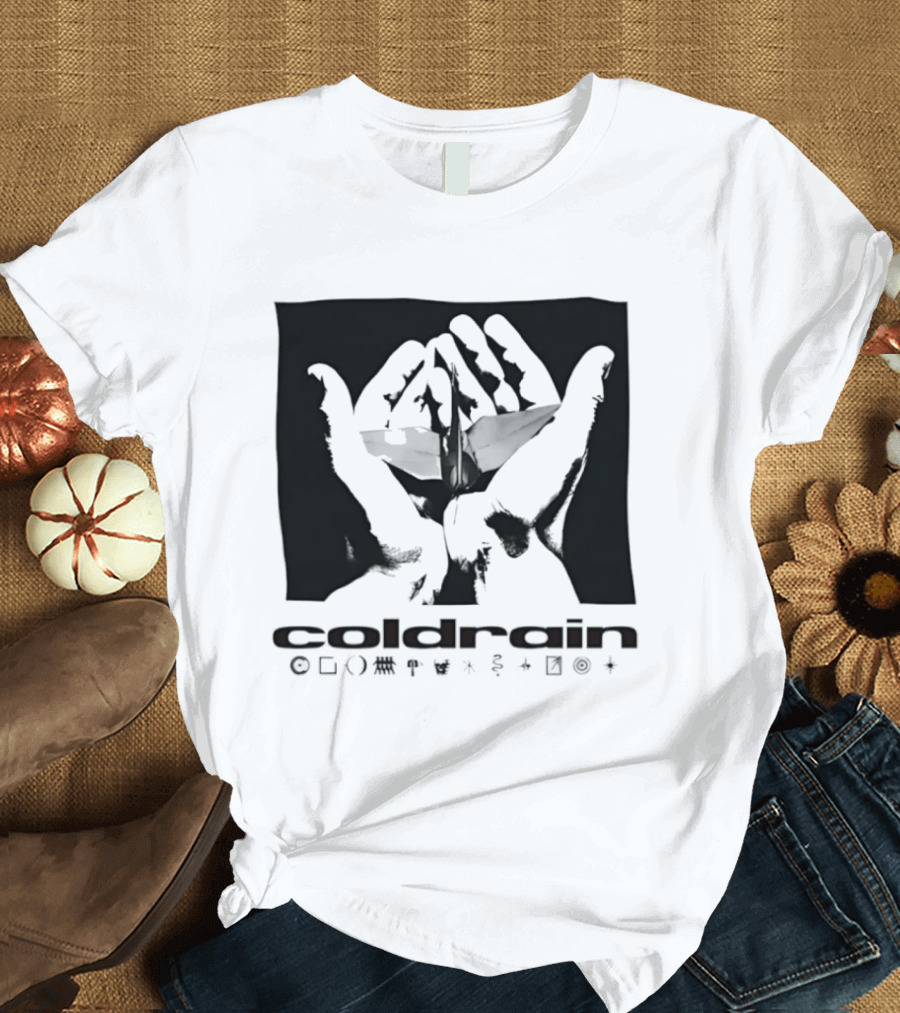 Coldrain Origami Hands Japanese Rock Band T-Shirt